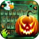 evil halloween keyboard theme android application logo